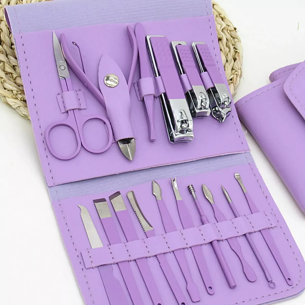 Kit Manicure Estuche De Lujo Corta Uñas