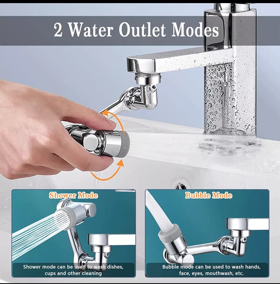 Miniatura 2 de Extensor de grifo giratorio de 1080°