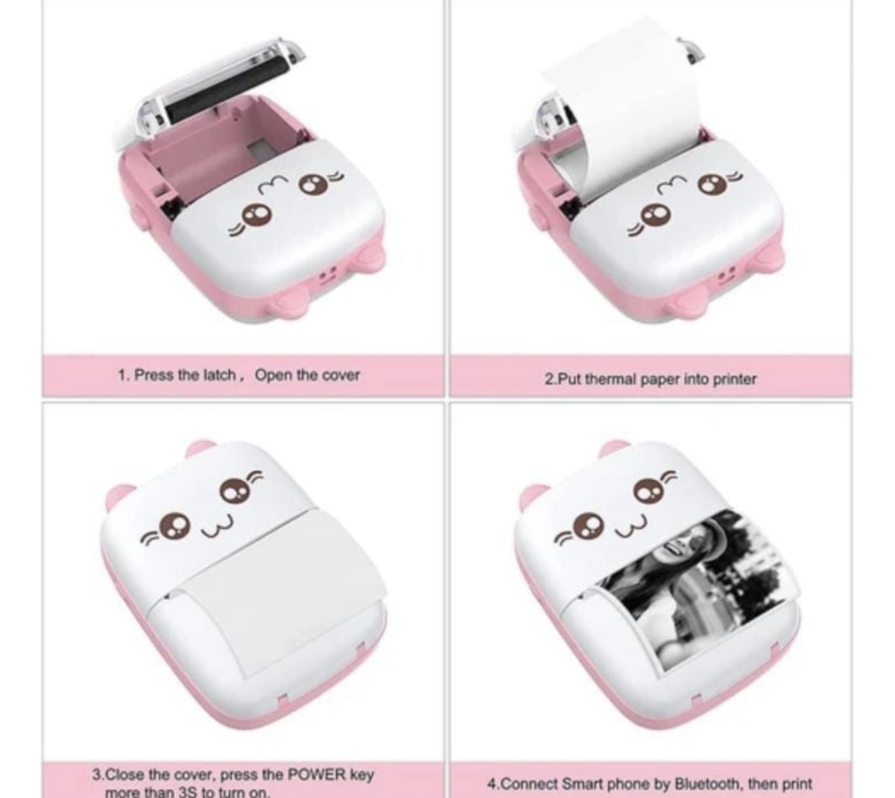 📸 ¡Mini Impresora Térmica + 6 Rollos! Imprime tus recuerdos al instante. 2