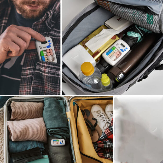 Miniatura 5 de Mini Pastillero Alarma Recordatorio