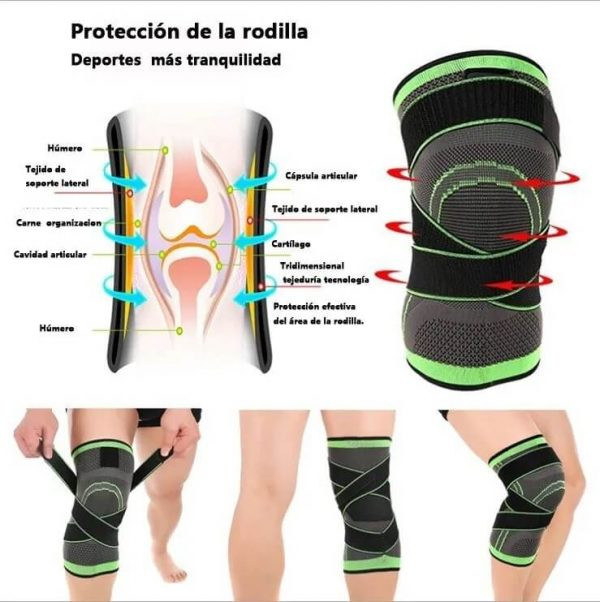 RODILLERA ELASTICA DE COMPRESION X1 NARA