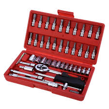 Herramienta Kit de Rachet 46 pzas