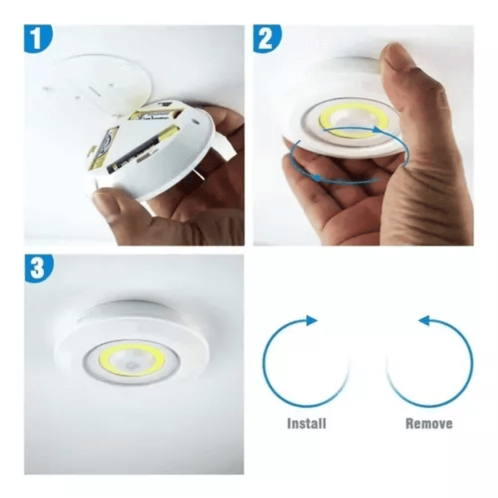 Miniatura 2 de Juego Bombilla X3 Luces Led Inalámbrica