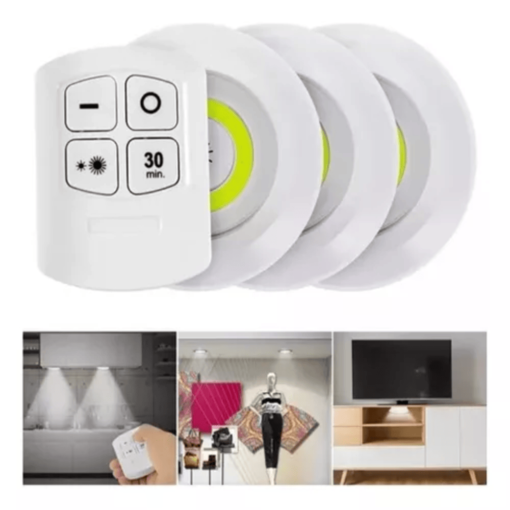 Miniatura 1 de Juego Bombilla X3 Luces Led Inalámbrica