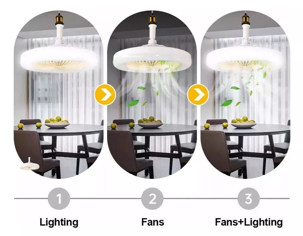 Miniatura 4 de Bombillo Ventilador de techo