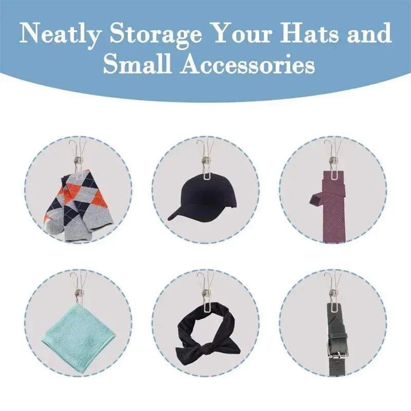 Miniatura 4 de Organizador De Gorras Soportes Clips