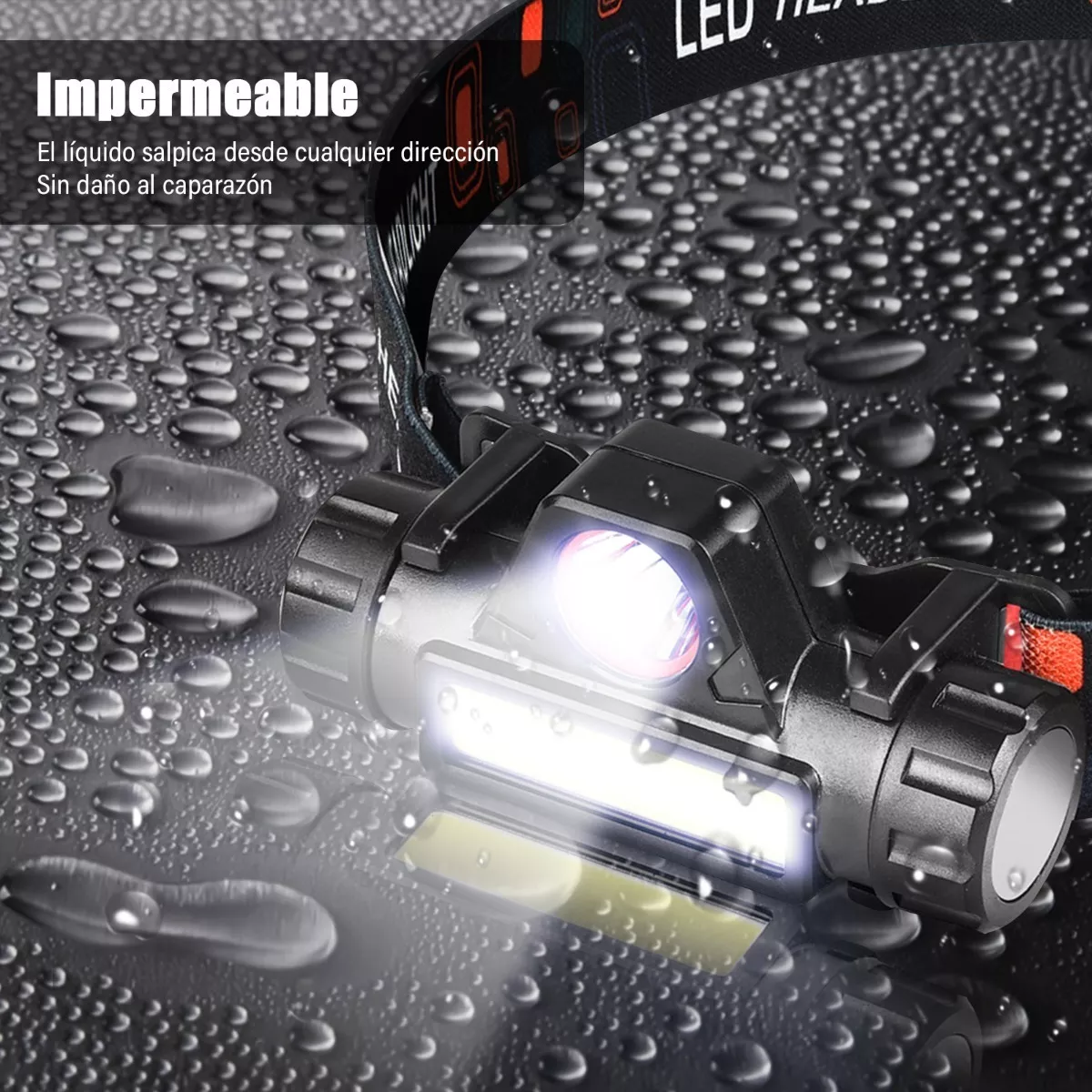 Miniatura 3 de Linterna Minera 101 LED RECARGABLE LAMPA