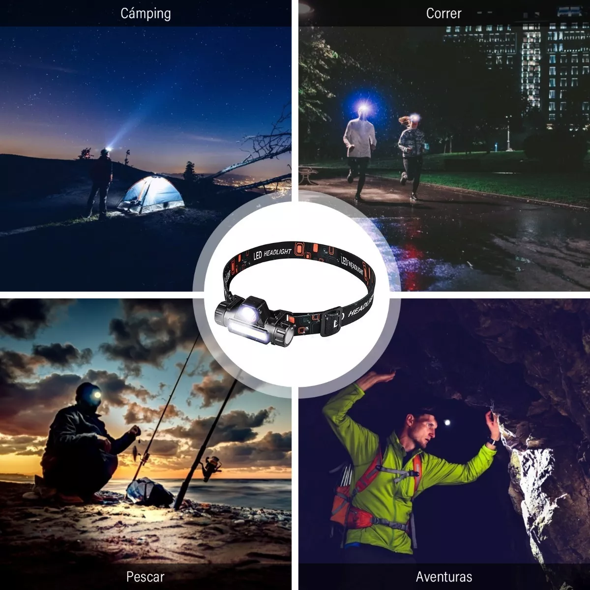 Linterna Minera 101 LED RECARGABLE LAMPA