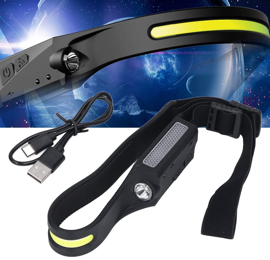 Miniatura 2 de linterna minera sensor banda  luz