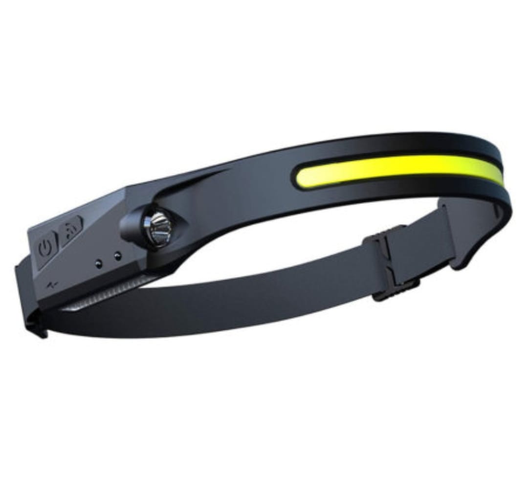 linterna minera sensor banda  luz