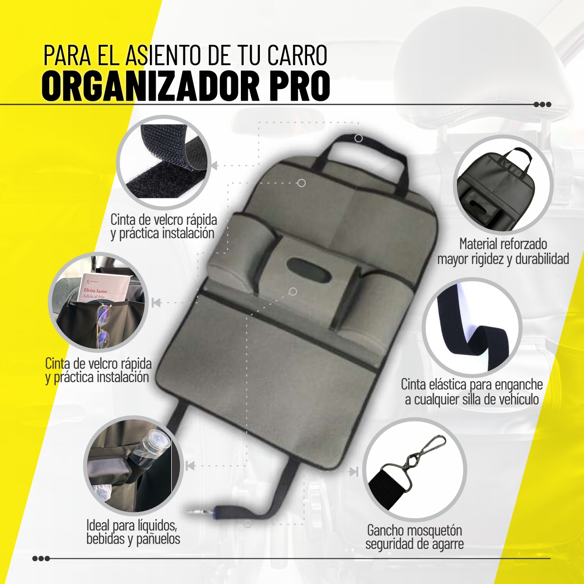 ORGANIZADOR DE CARRO PRO
