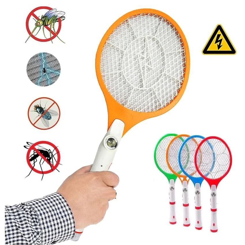 Miniatura 3 de Raqueta Mata Mosquitos Con Doble Lintern