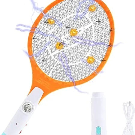Raqueta Mata Mosquitos Con Doble Lintern