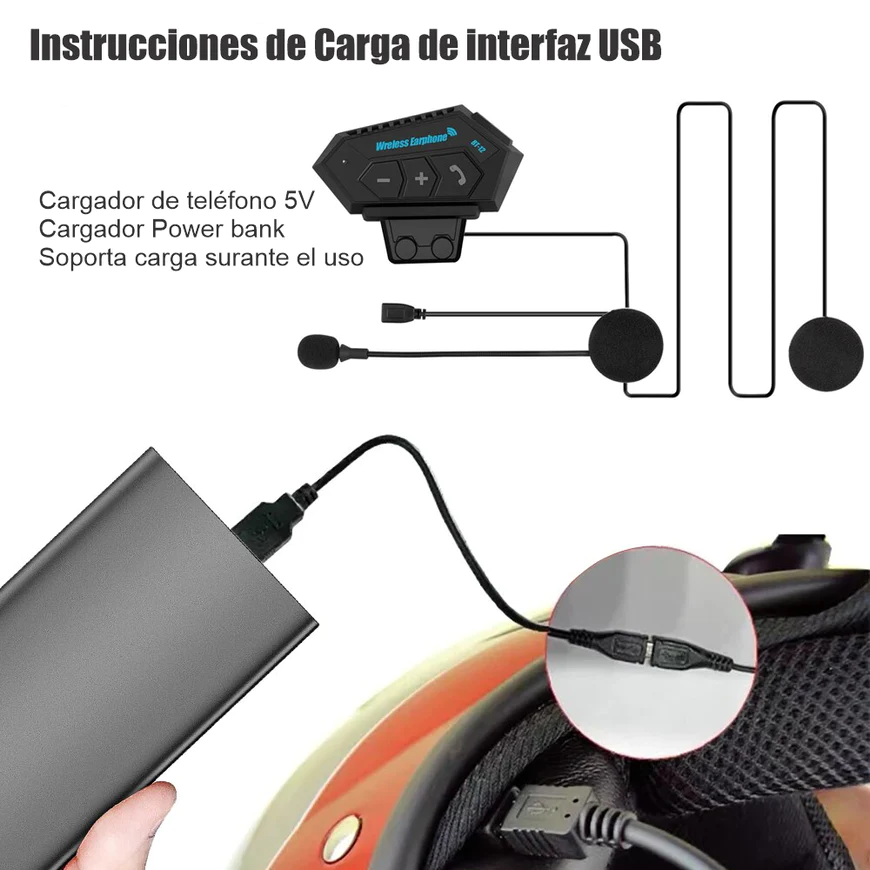Miniatura 3 de Intercomunicador Para moto BT-12