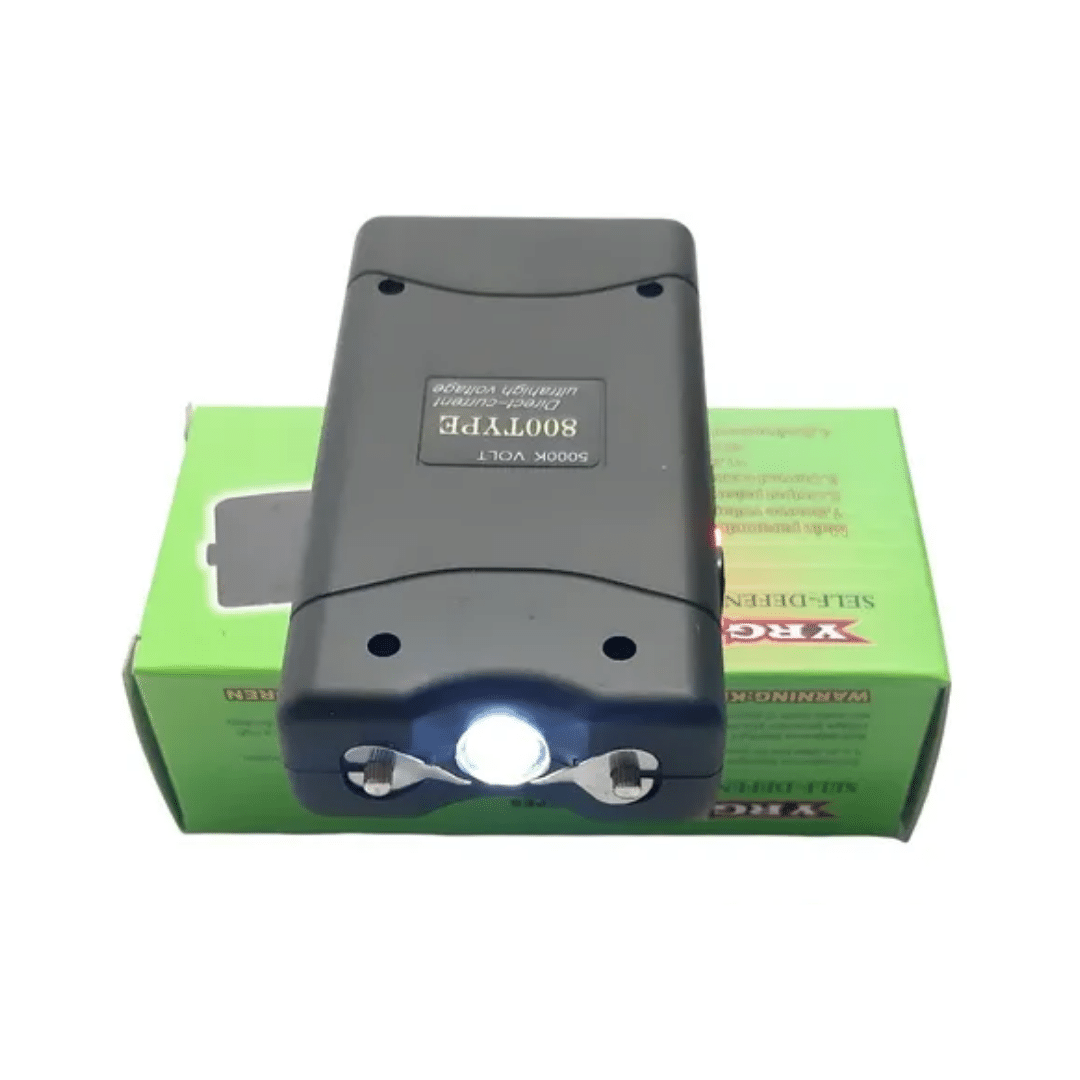Tabano Electrico Defensa Taser caja verd