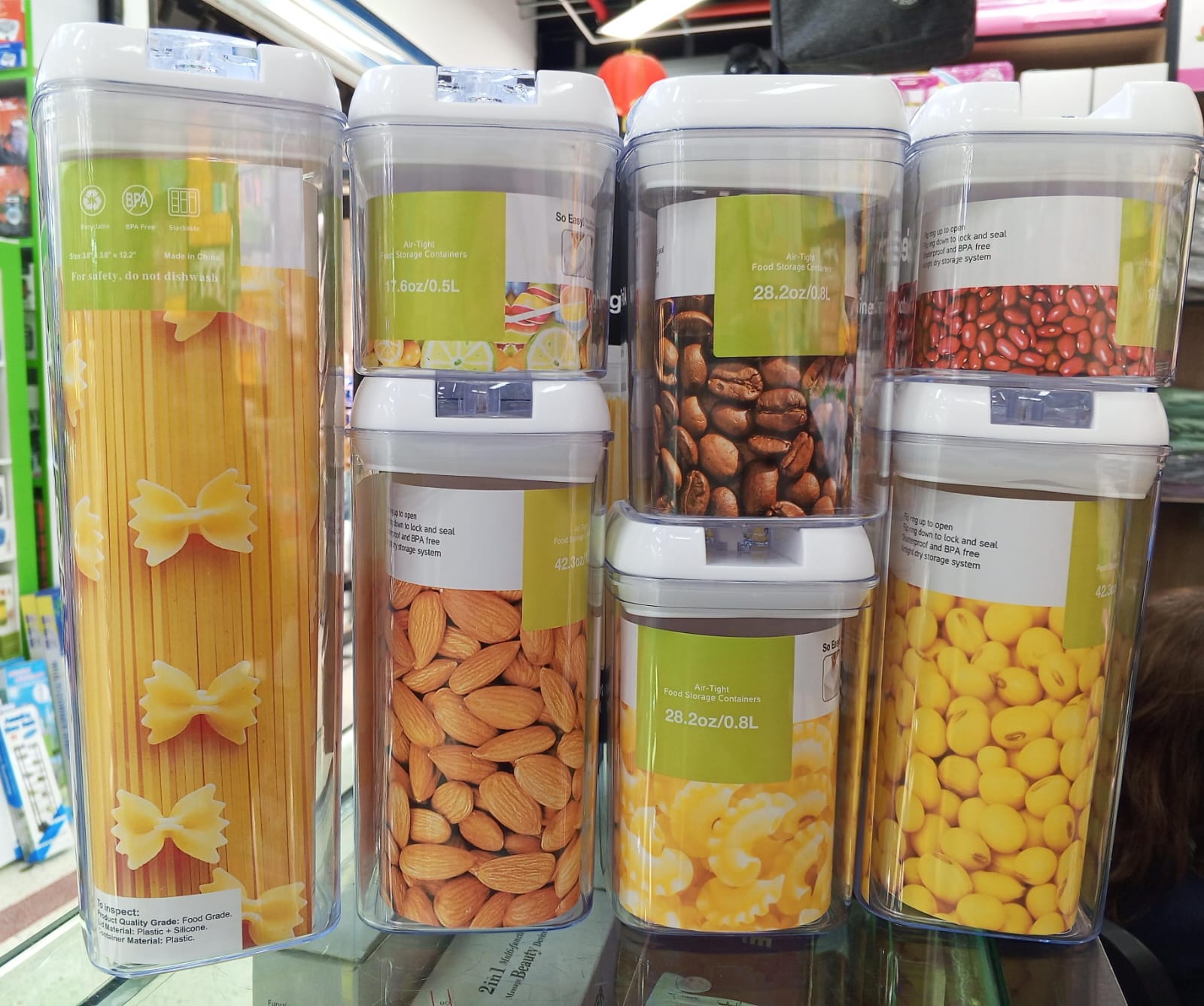 Miniatura 13 de Recipientes Herméticos  x 7 TAPA BLANCA