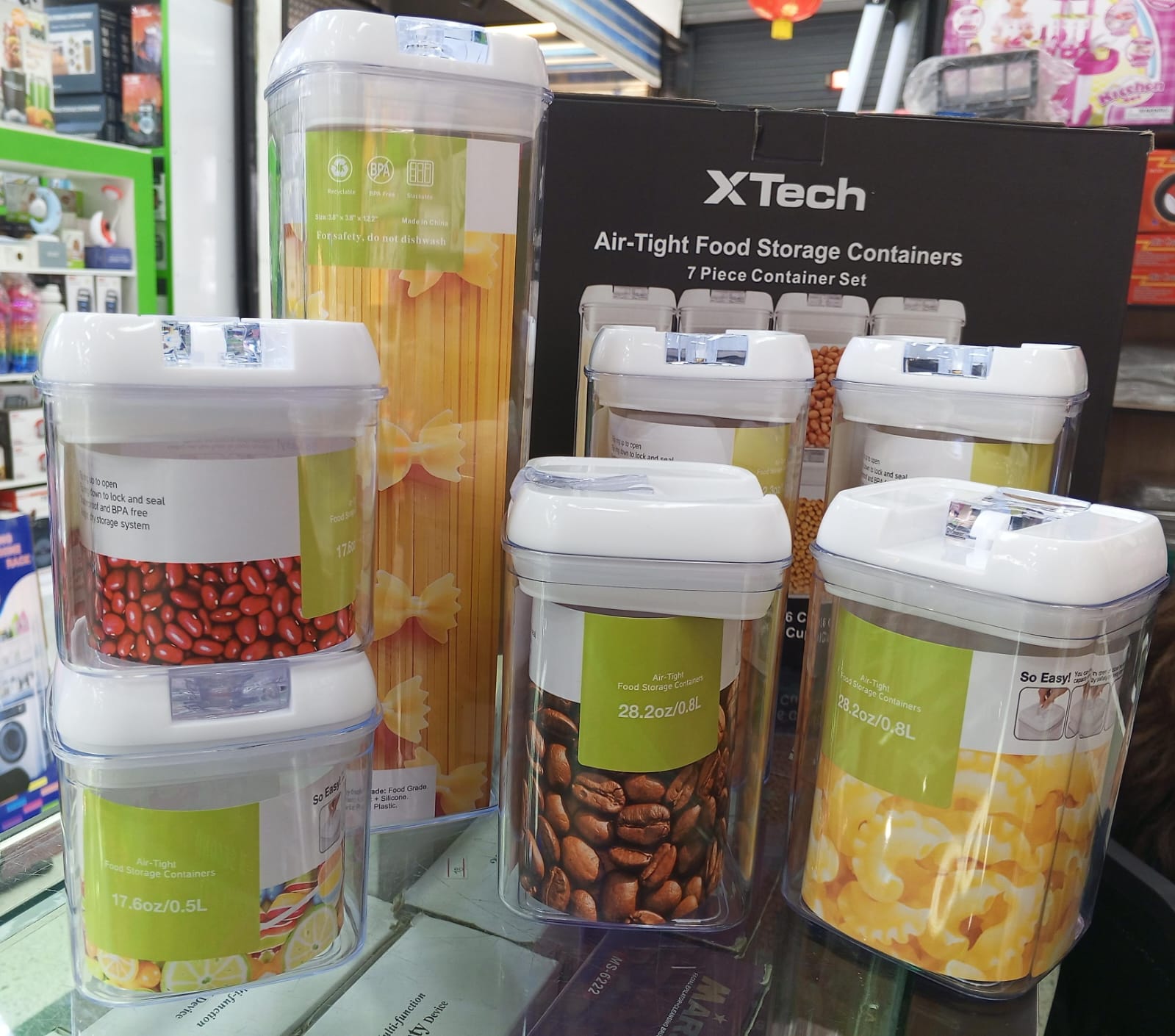 Miniatura 12 de Recipientes Herméticos  x 7 TAPA BLANCA