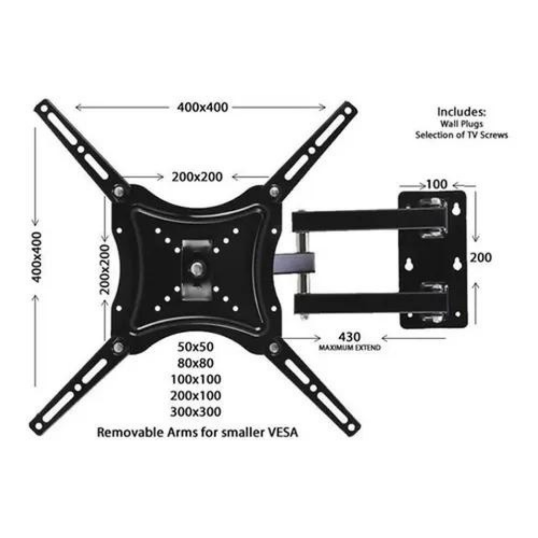 Miniatura 3 de Base Soporte De Pared -TV 14-55¨ Ref117b