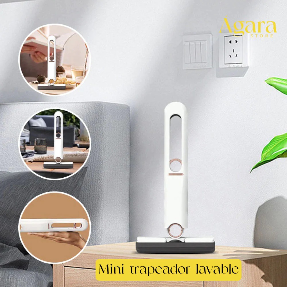 Trapeador Mini Portátil Para Limpiar