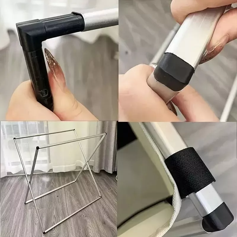 Miniatura 3 de Cesto Canasto Tela Ropa Sucia 3 Comparti