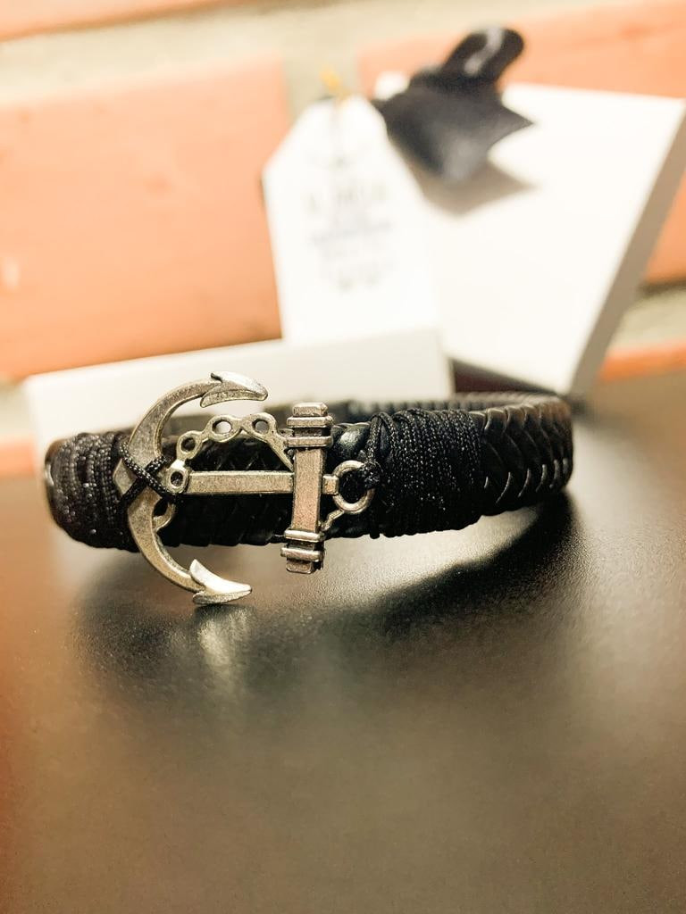 Miniatura 2 de Brazalete Ancla Cuero