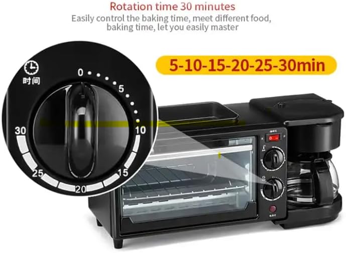 Tostadora de desayuno 3 en 1