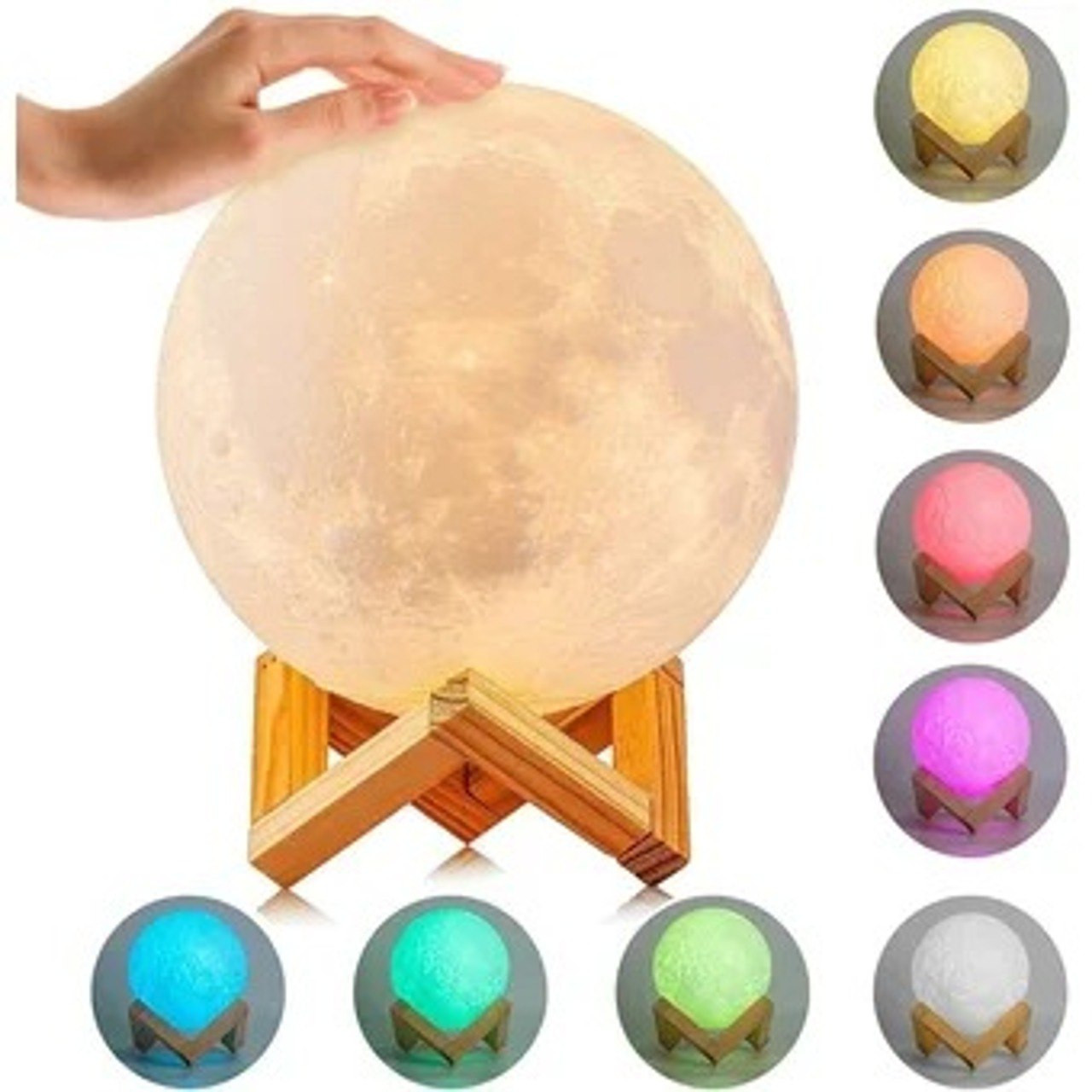 Miniatura 7 de Humidificador Difusor Lámpara Luna 3D