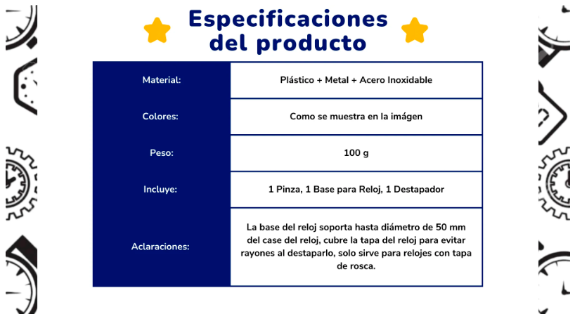 Miniatura 3 de ¡PRODUCTO NUEVO! KIT DE RELOJ MASTER