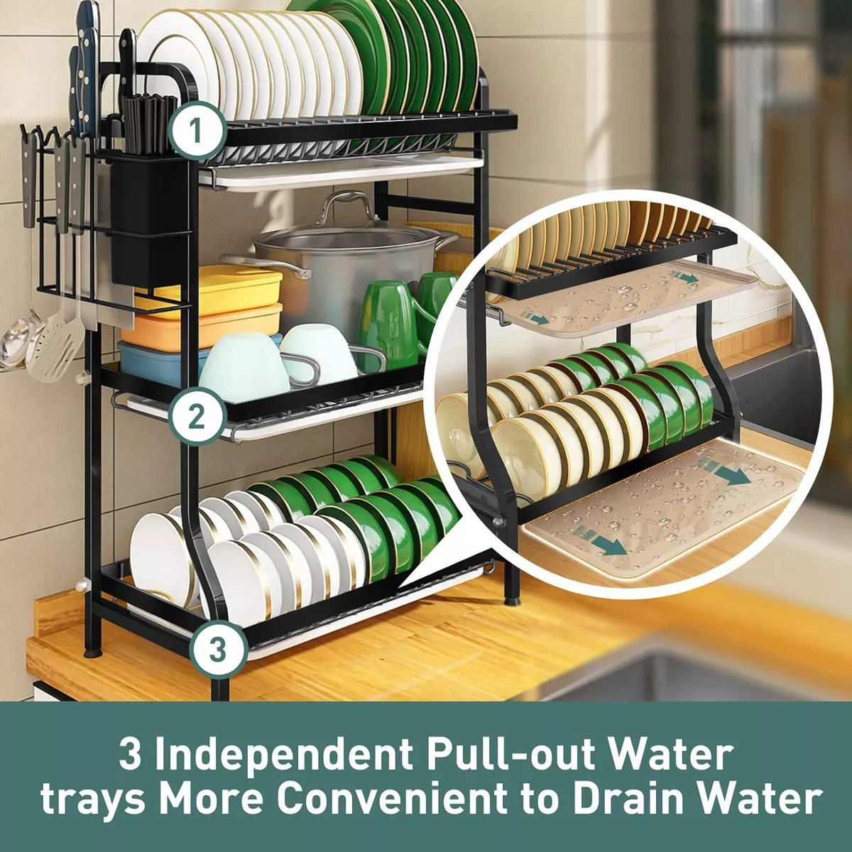 Miniatura 6 de Escurridor platero 3 niveles