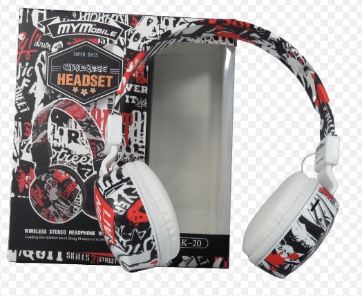 Miniatura 4 de Diadema Estampada Inalámbricos BT BK-20