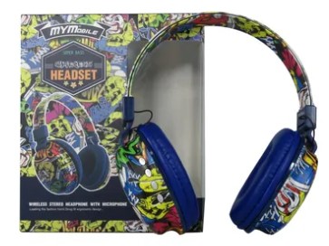 Miniatura 4 de Diadema Estampada Inalámbricos BT BK-21