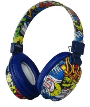 Diadema Estampada Inalámbricos BT BK-21