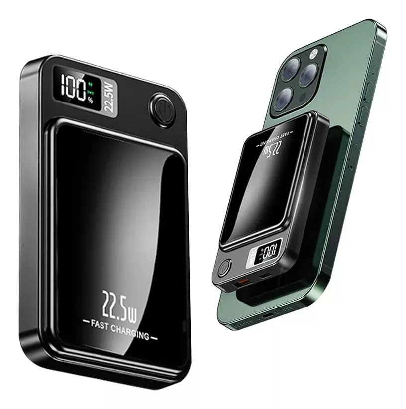 Vista 5 de Power bank Magnética 10000mah Black Days - Color: Negro