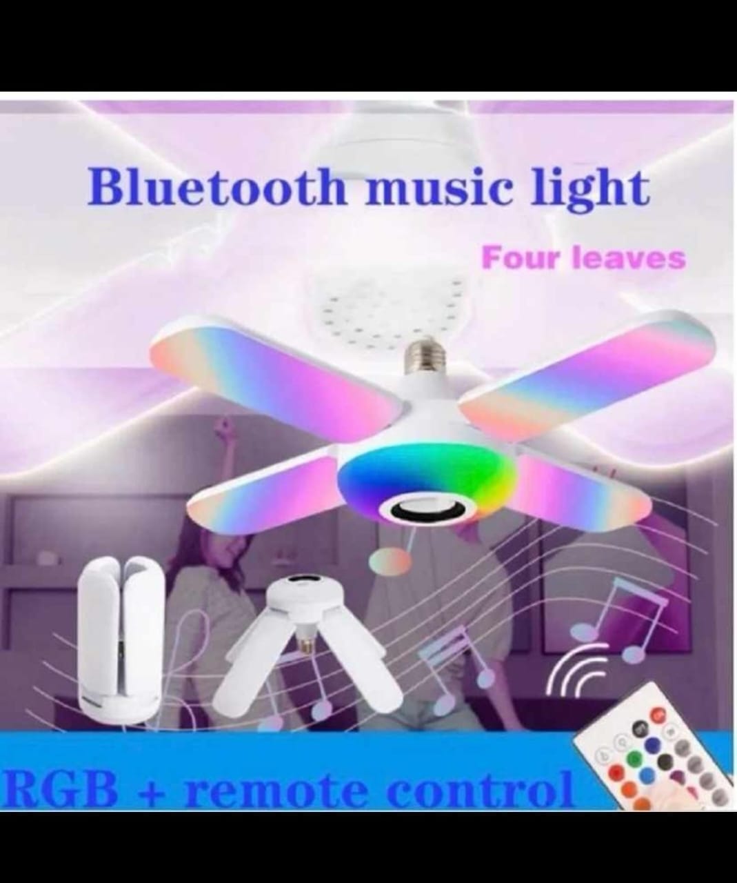 LAMAPARA BOMBILLO RGB PARLANTE COLORES