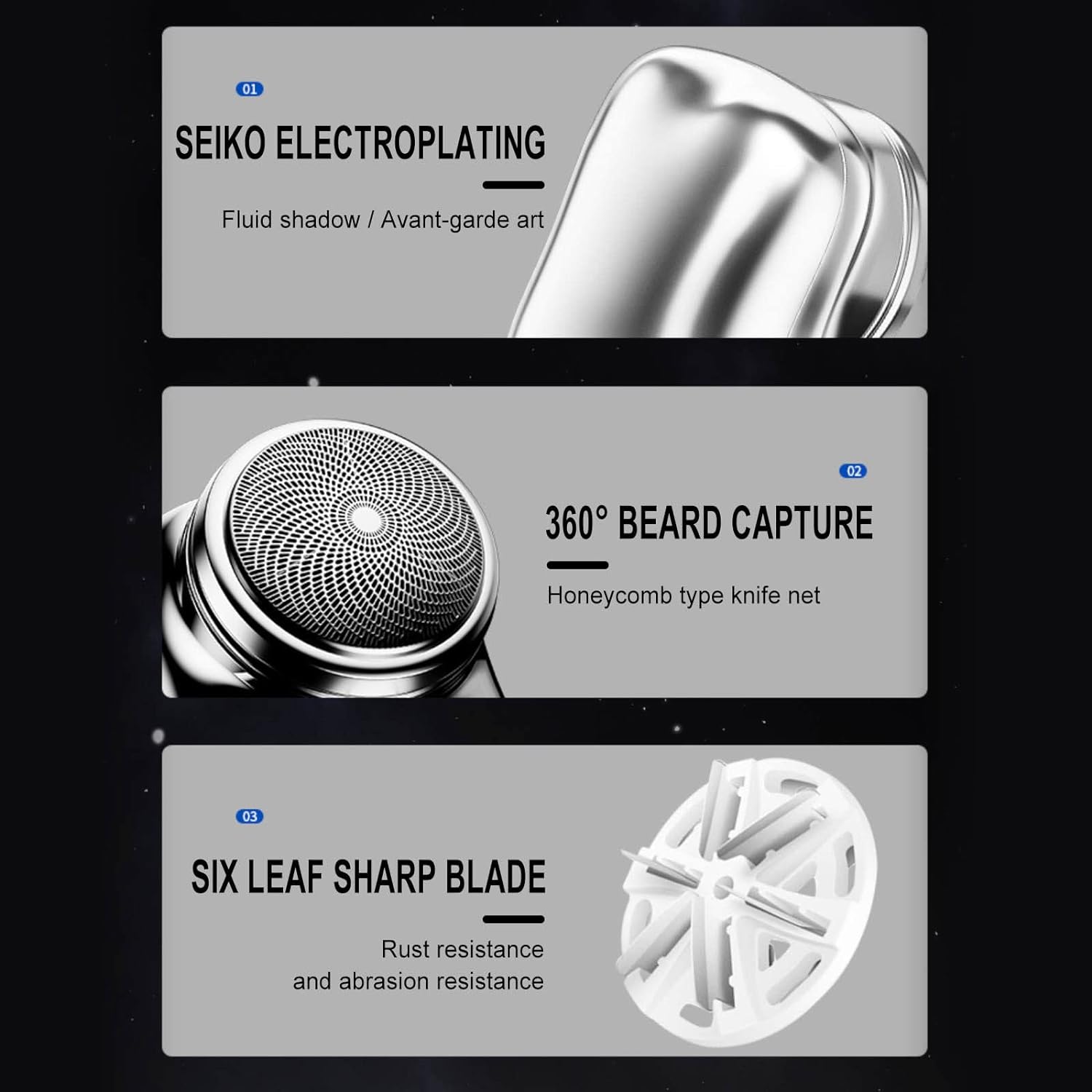 Miniatura 3 de Mini Rasuradora Afeitadora Portatil