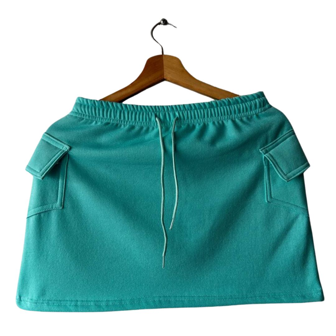 FALDA DAMA VERDE MENTA S