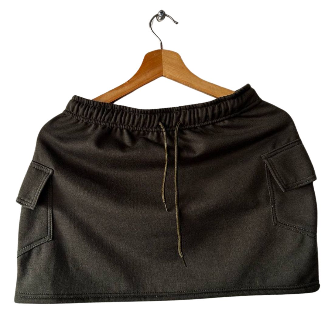 FALDA DAMA VERDE MILITAR L