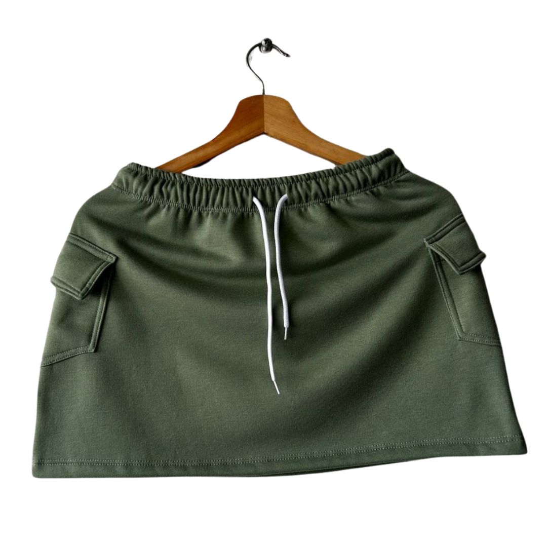 FALDA DAMA VERDE MANZANA S