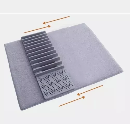 Miniatura 4 de Escurridor Plegable Alfombra Gris