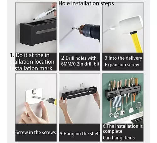 Miniatura 3 de Organ. Utensilios Cocina Cuchillos Pared