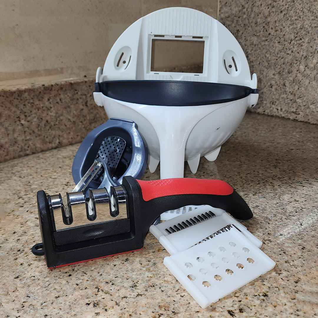 Miniatura 2 de COMBO 1 RALLADOR 9 EN 1 + 1 AFILADOR