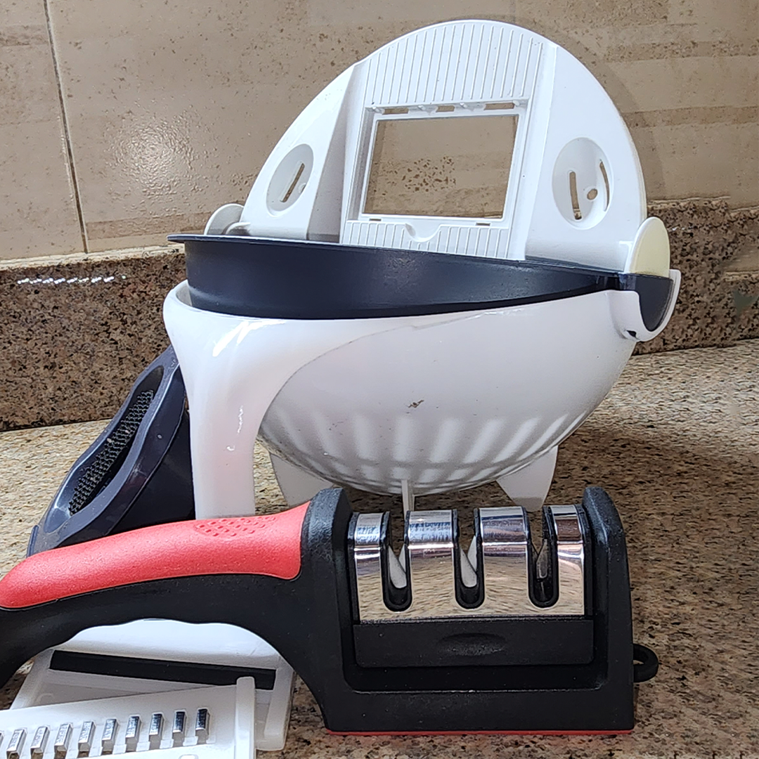 Miniatura 4 de COMBO 1 RALLADOR 9 EN 1 + 1 AFILADOR