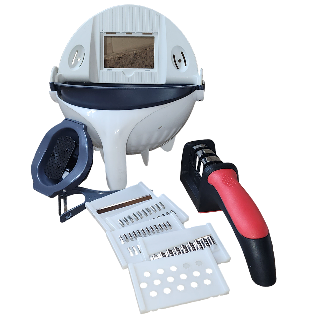 Miniatura 7 de COMBO 1 RALLADOR 9 EN 1 + 1 AFILADOR