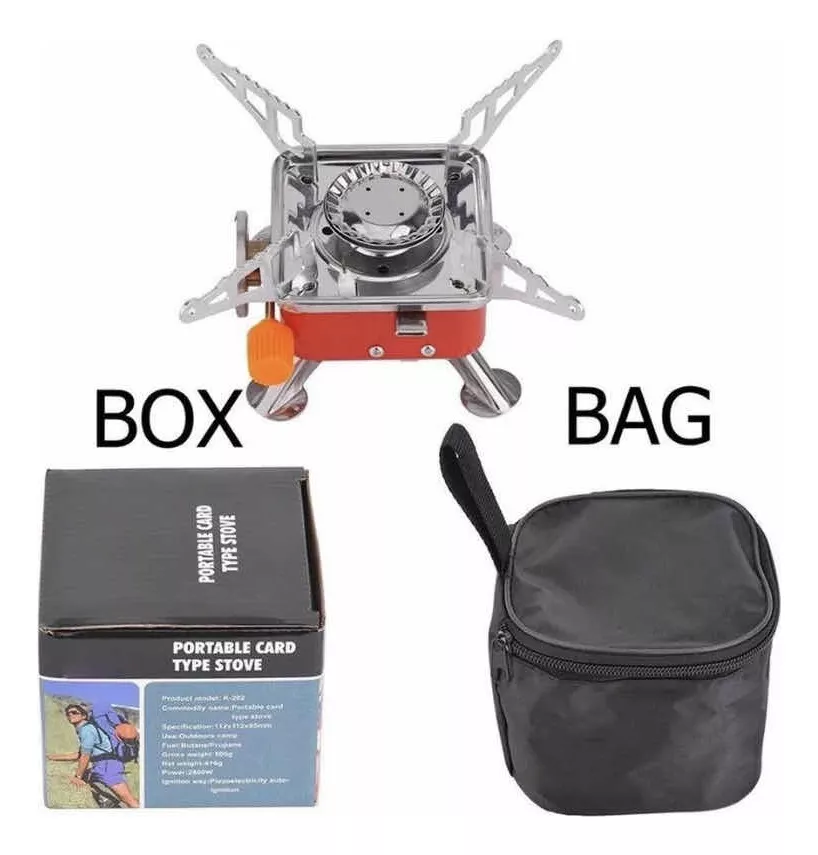 Miniatura 5 de Mini estufa camping montaña parrilla