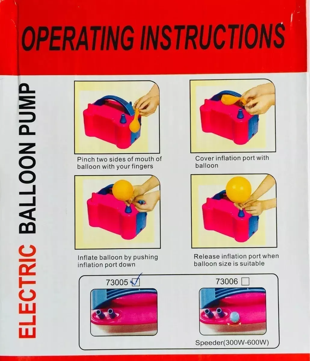 Miniatura 3 de Inflador de globos doble boquilla