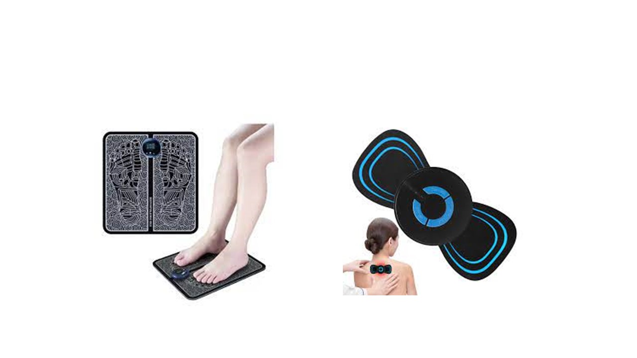 masajeador cuello + tapete electrodos