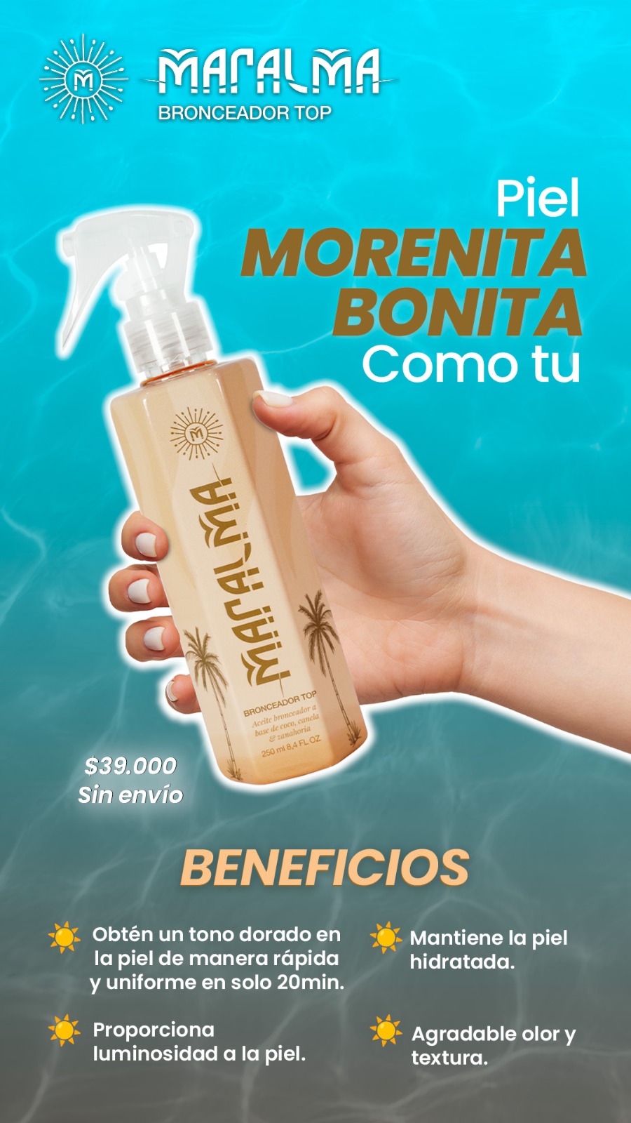 Miniatura 3 de SACHET MARALMA BRONCEADOR BOGOTA