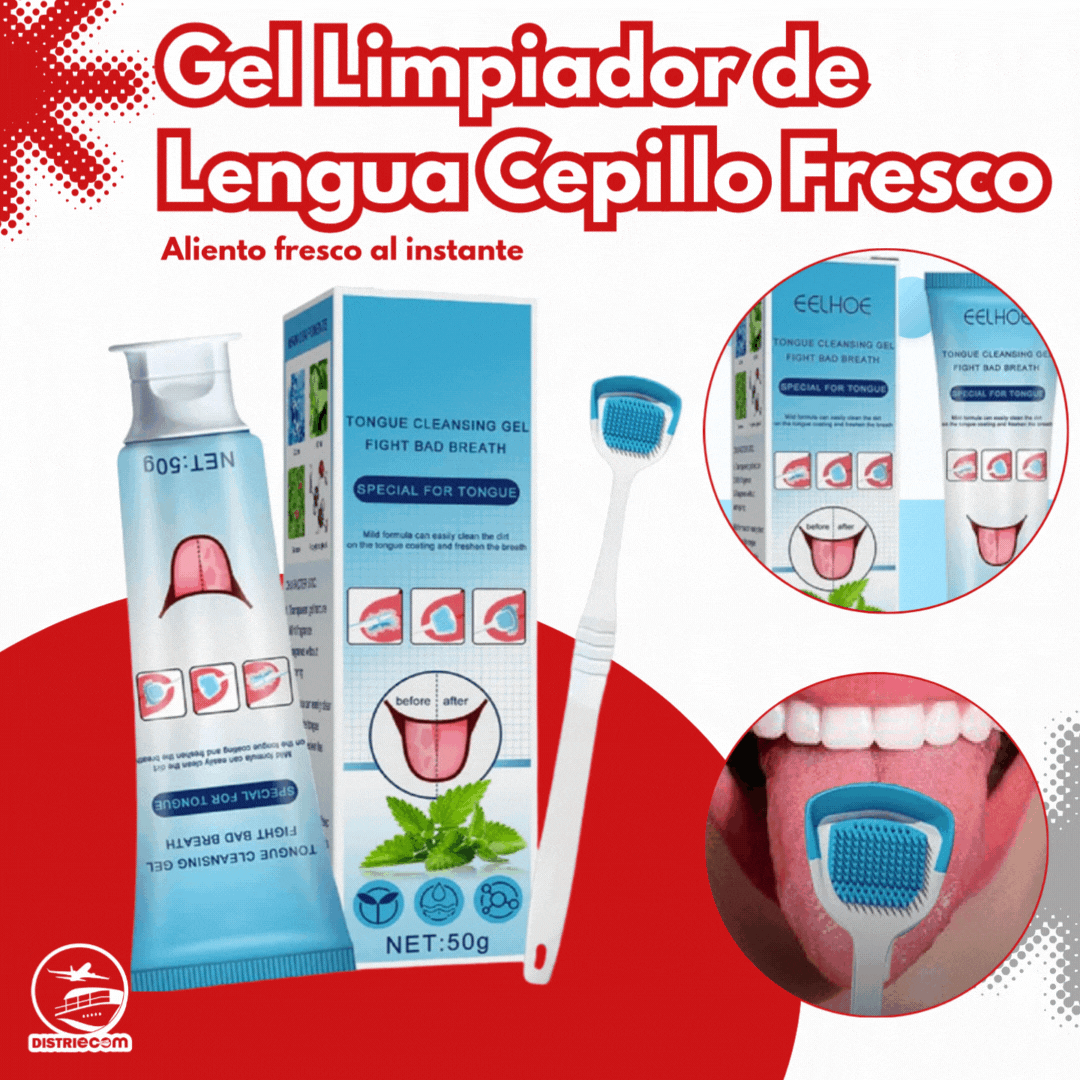 Miniatura 3 de GEL LIMPIADOR DE LENGUA CEPILLO FRESCO