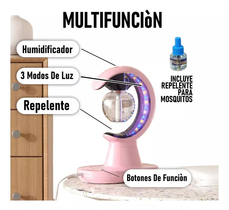 Lampara Mata Mosquitos Difusor Aroma