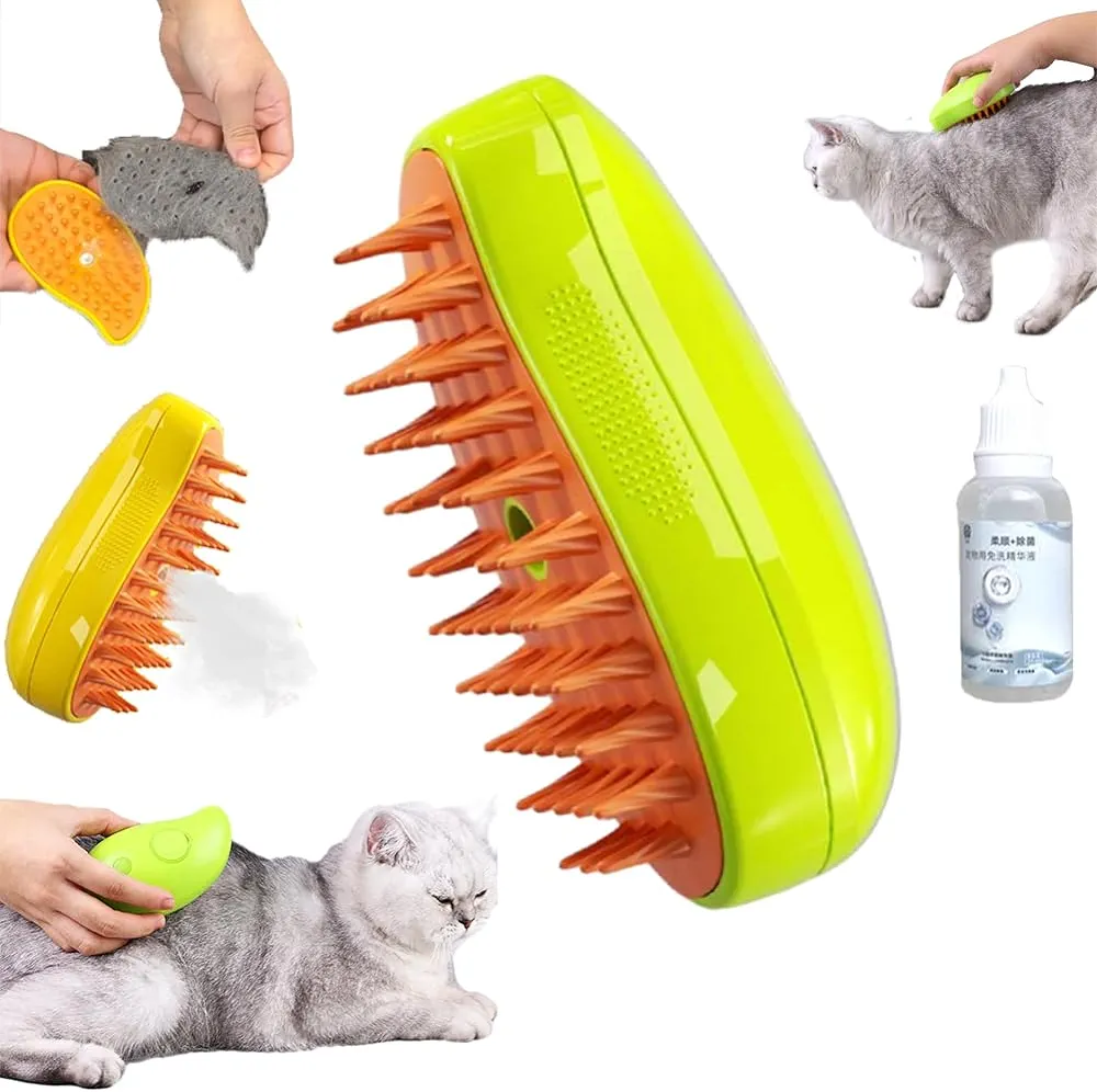 Cepillo vaporizador de aseo para gatos c
